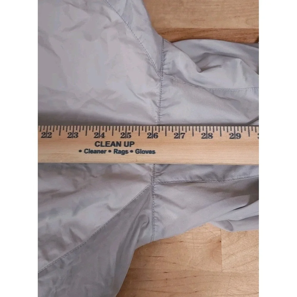 Nike‎ Y2K Hooded Windbreaker Full Zip Jacket Medium Vintage White Gray